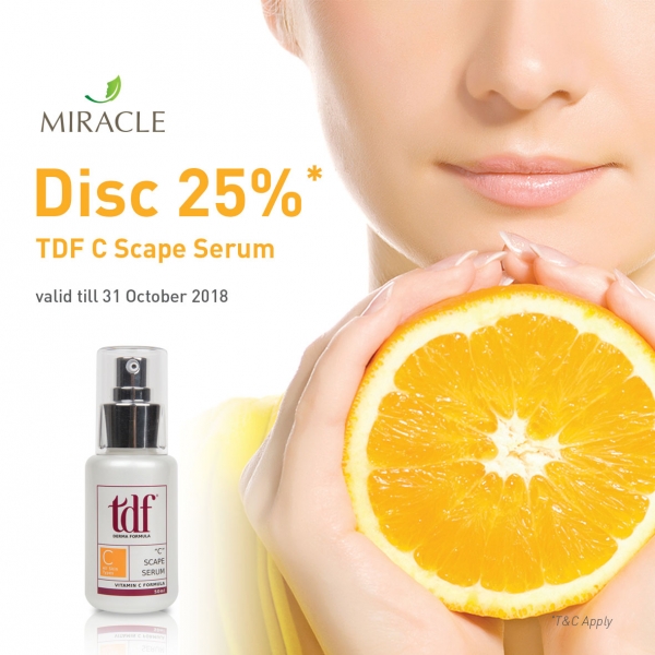 Banner Discount 25% for TDF C Scape Serum