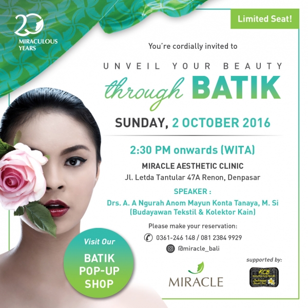 Banner Unveil Your Beauty Through Batik 