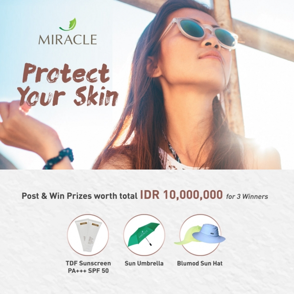 Banner Miracle Giveaway TDF Sunscreen