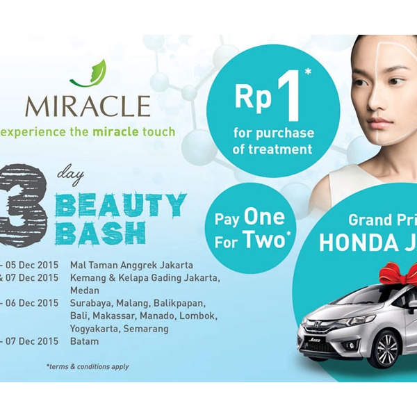 Banner Miracle 3-day Beauty Bash