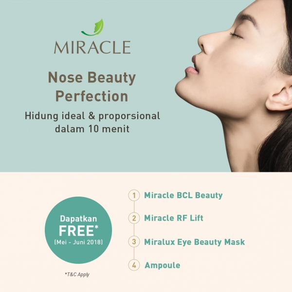 Banner Miracle Nose Beauty Perfection Promo 2018
