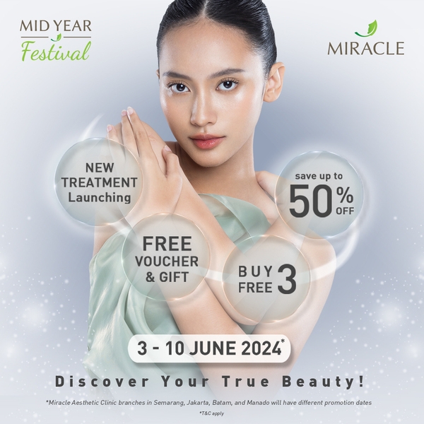 Banner Miracle Clinic, Promo, Mid Year Festival