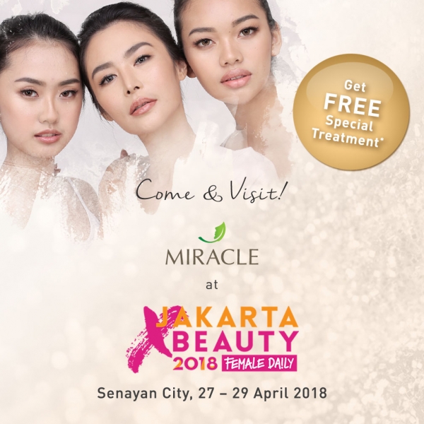 Banner Visit Miracle at Jakarta x Beauty 2018