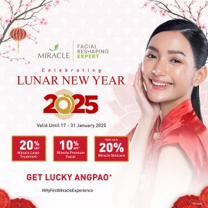 Banner Gong Xi Fa Cai,Celebrating Lunar New Year 2025 with Miracle Aesthetic Clinic